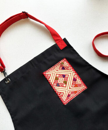 Línea Xadani Negro Rojo