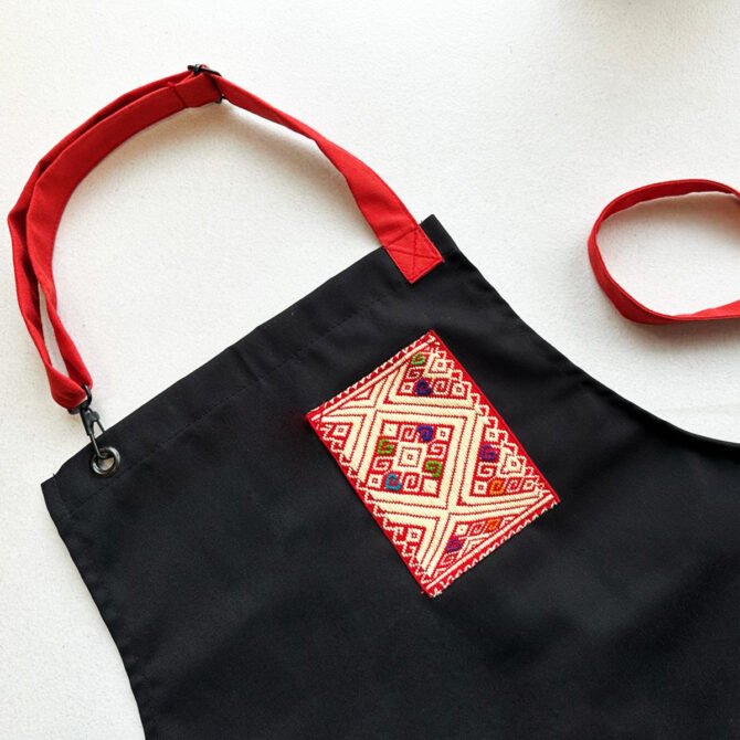 Línea Xadani Negro Rojo