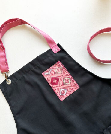 Línea Xadani Negro Cintas Rosa